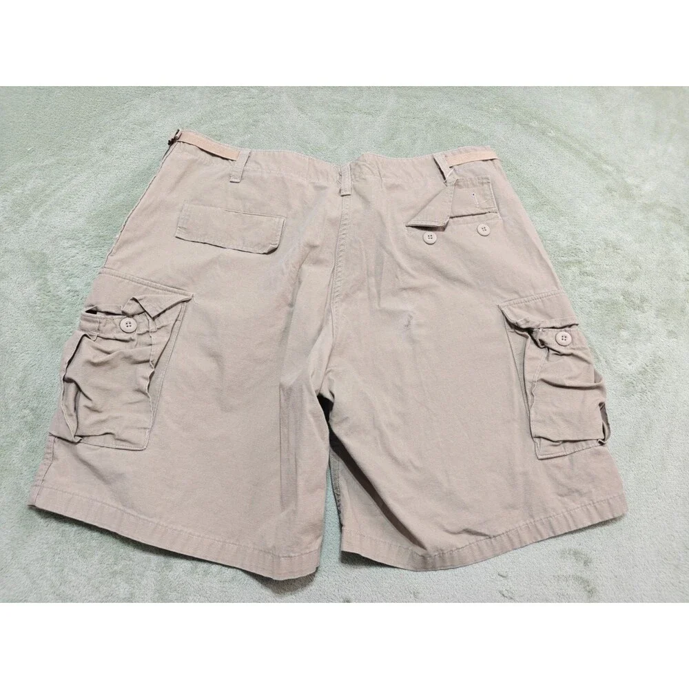Tru-Spec Mens Cargo Shorts XL Tan Tactical Military Utility 100% Cotton